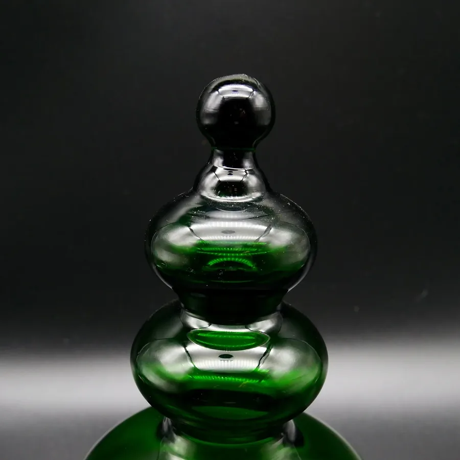Collectible GlassKosta Boda Green Glass Candy Jar, Storage Container designed by Bertil Vallien Design Image 4