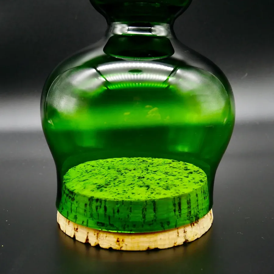Collectible GlassKosta Boda Green Glass Candy Jar, Storage Container designed by Bertil Vallien Design Image 5