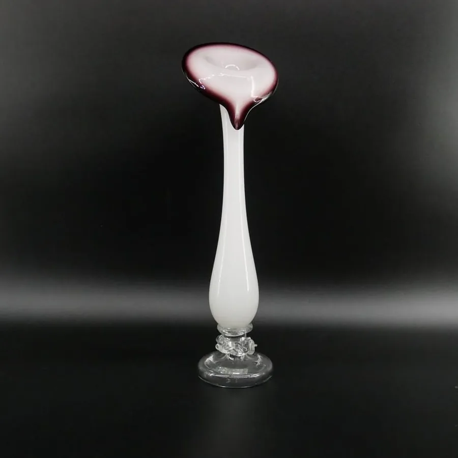 Collectible GlassVintage Murano-Style Jack-in-the-Pulpit Vase – Hand-Blown Art Glass, 1960s Image 2