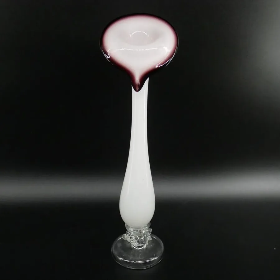 Collectible GlassVintage Murano-Style Jack-in-the-Pulpit Vase – Hand-Blown Art Glass, 1960s Image 4