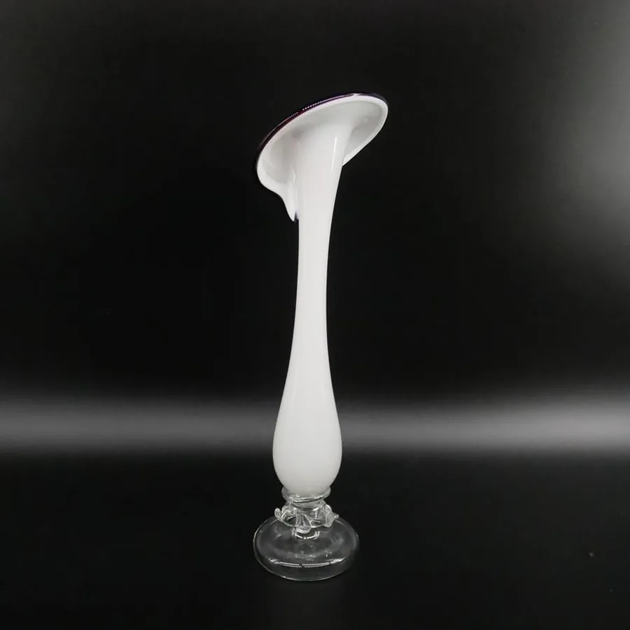 Collectible GlassVintage Murano-Style Jack-in-the-Pulpit Vase – Hand-Blown Art Glass, 1960s Image 7