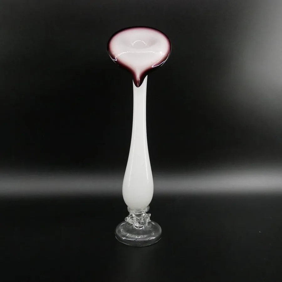 Collectible GlassVintage Murano-Style Jack-in-the-Pulpit Vase – Hand-Blown Art Glass, 1960s Image 9