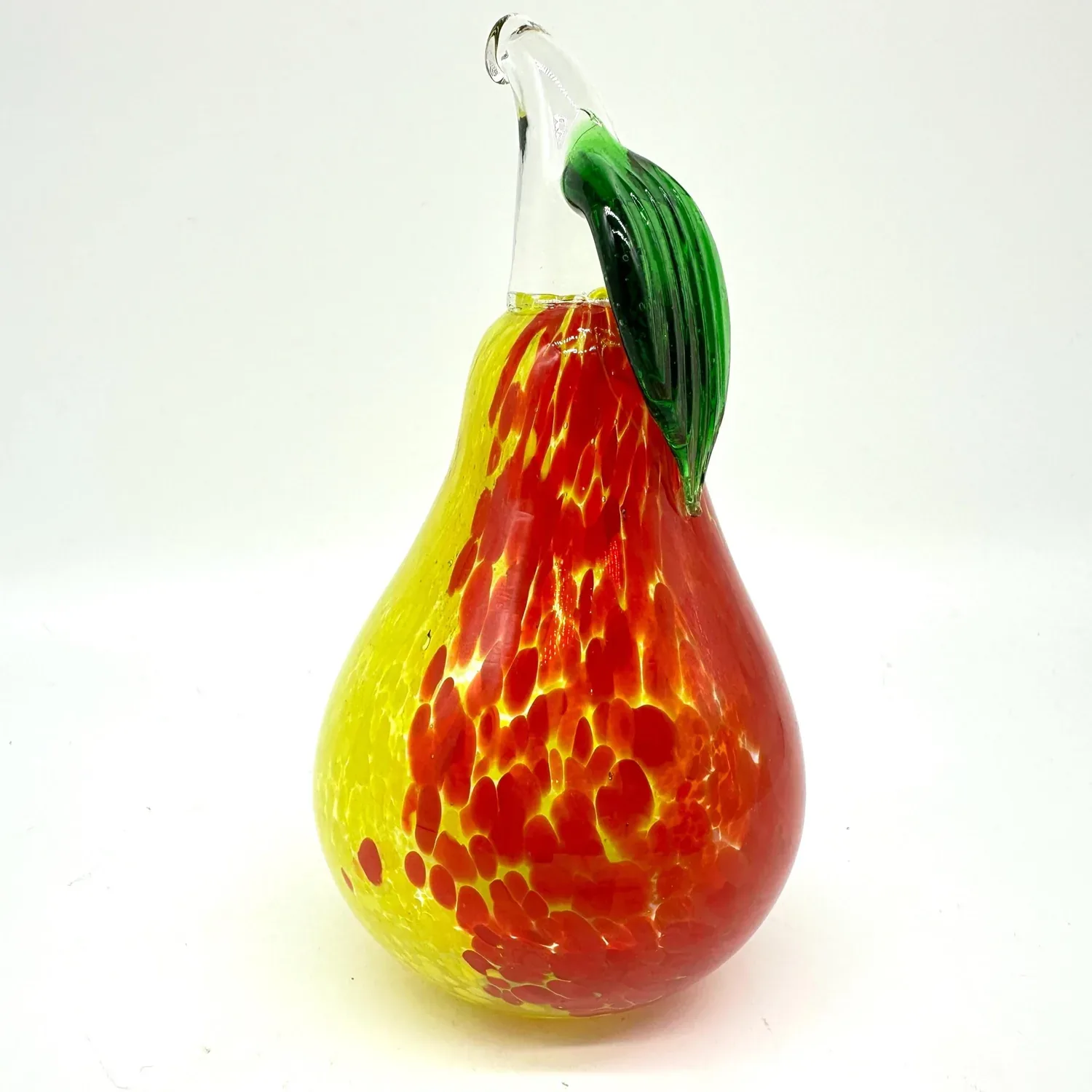 Kosta Boda Art Glass Pear by Gunnel Sahlin – Hand-Blown Scandinavian SculptureCollectible Glass All Things Retro Store
