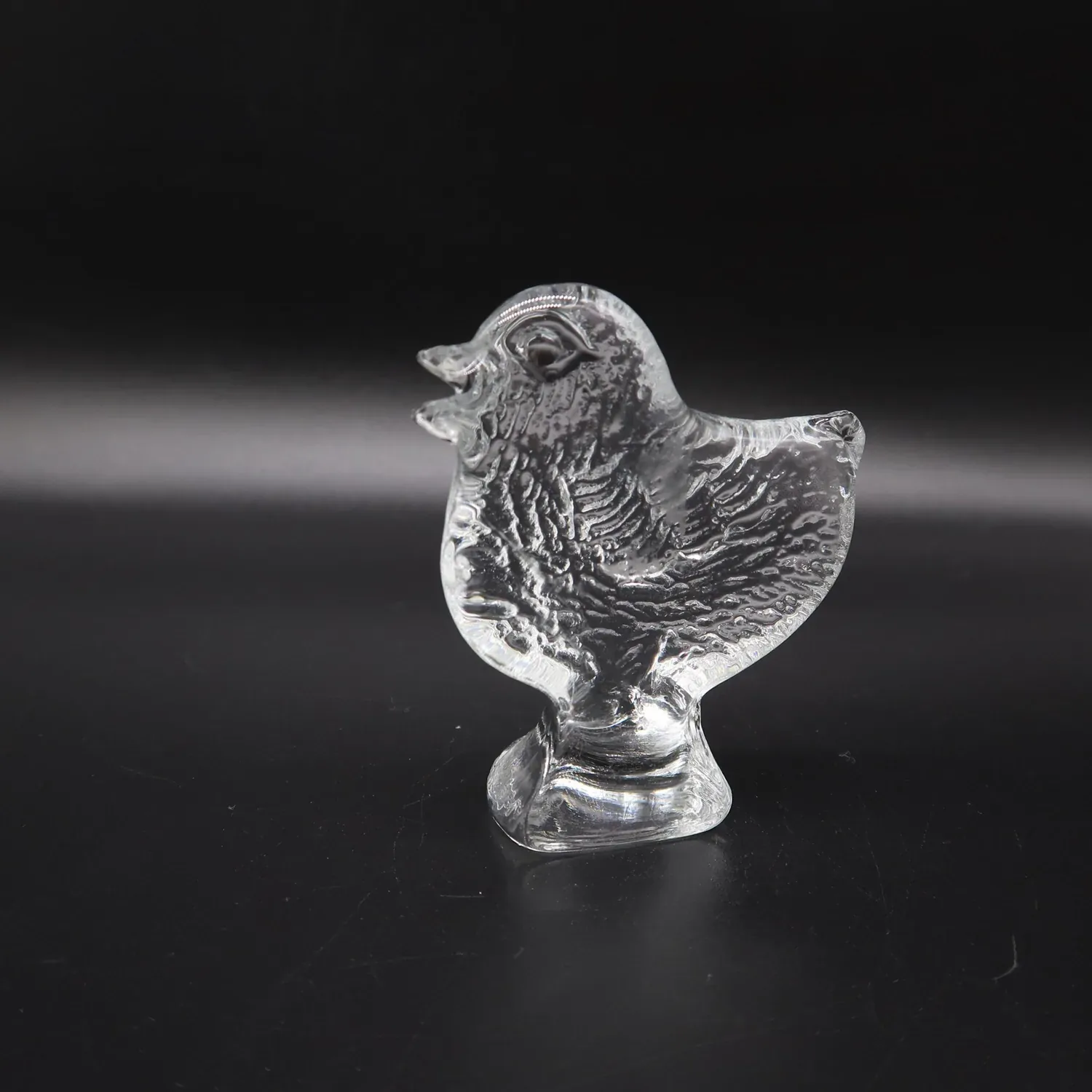 Kosta Boda Glass Chicken Figurine – Bertil Vallien Swedish Art GlassCollectible Glass All Things Retro Store