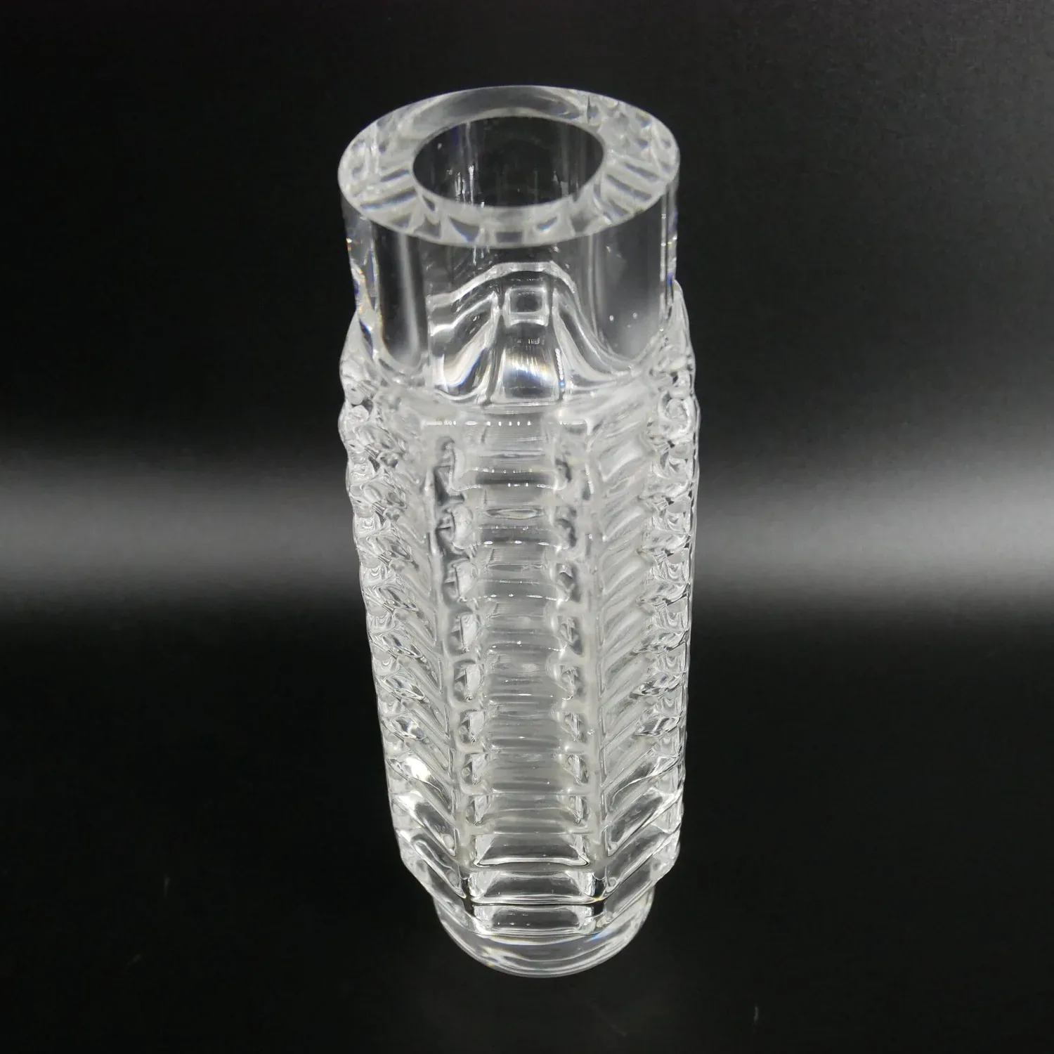 Skruf ‘Corona’ Vase by Bengt Edenfalk – Signed 1950s Swedish Vintage Art GlassCollectible Glass All Things Retro Store