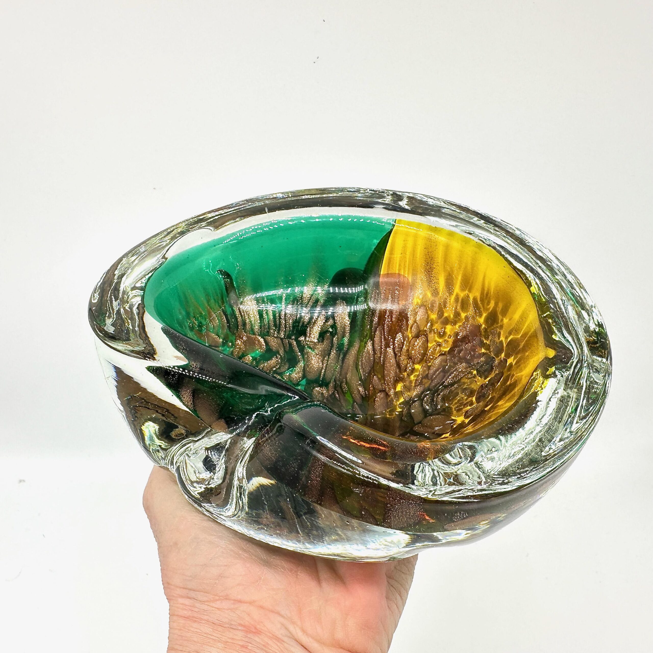 Vintage Murano Style Glass Bowl – Scandinavian Glass ArtScandinavian Art Glass All Things Retro Store
