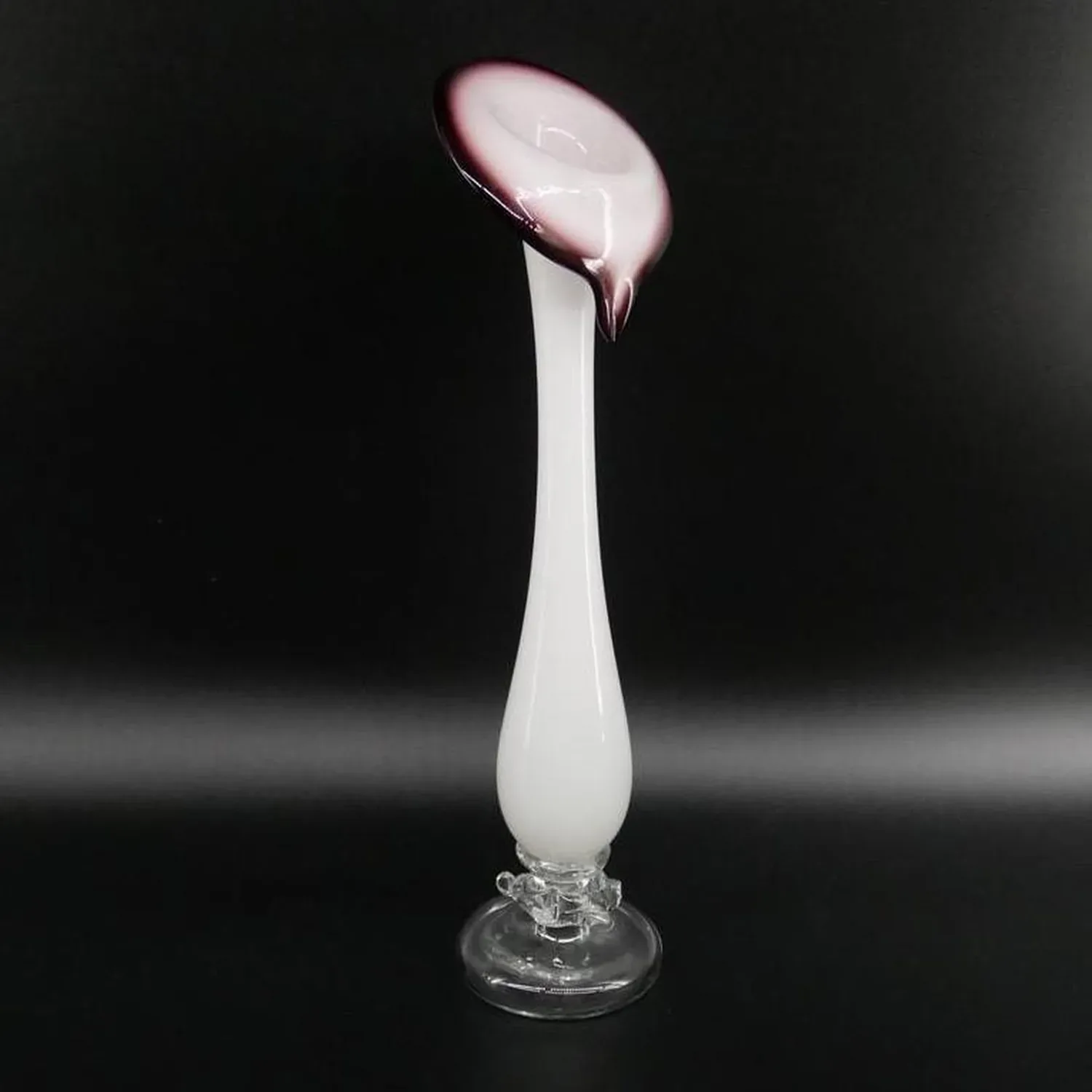 Vintage Murano-Style Jack-in-the-Pulpit Vase – Hand-Blown Art Glass, 1960sCollectible Glass All Things Retro Store