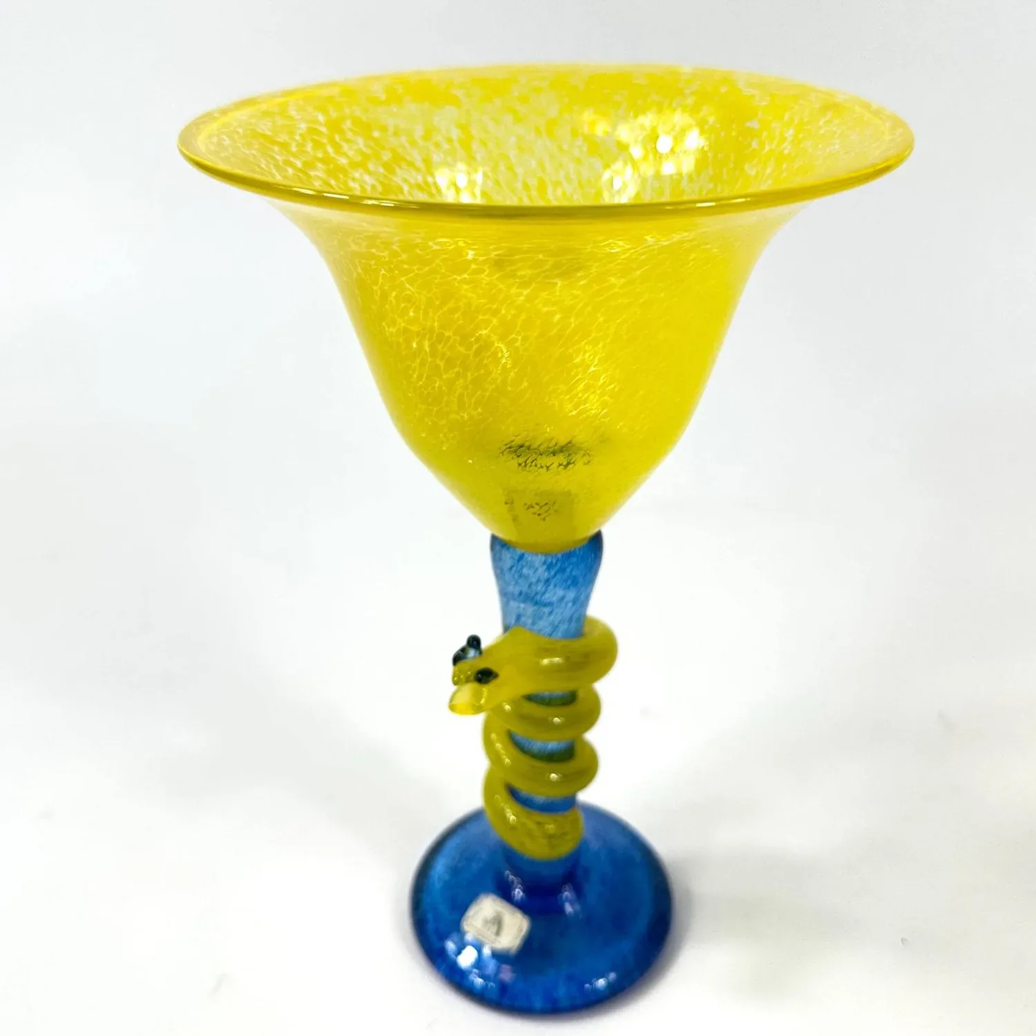 Vintage Scandinavian Art Glass Vase – Heino Lance Jan Stievens , Signed & LabeledCollectible Glass All Things Retro Store