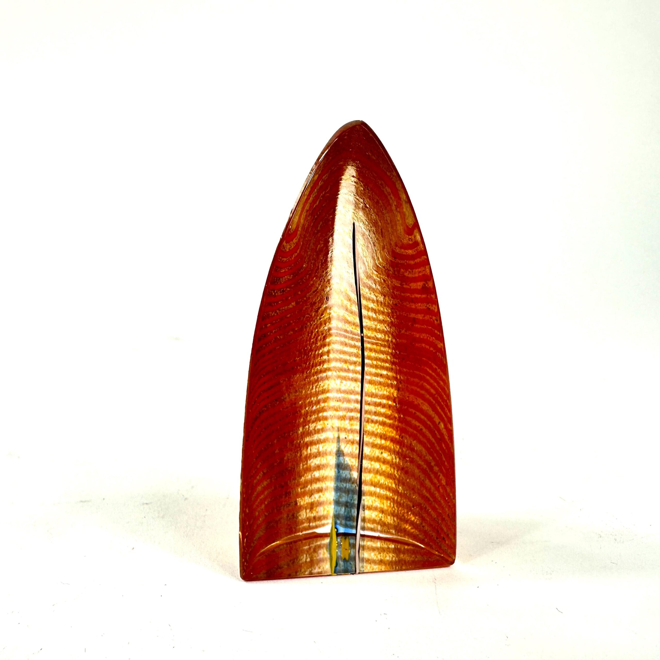 Kosta Boda Miniature Half Boat – Bertil Vallien GlassGlass Sculptures & Figurines All Things Retro Store