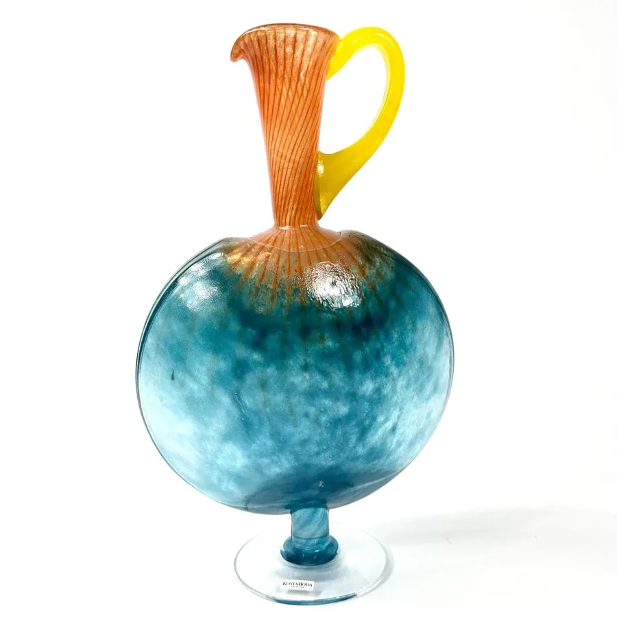 Kosta Boda Art Glass Vase: Kjell Engman Bon Bon SeriesScandinavian Art Glass All Things Retro Store