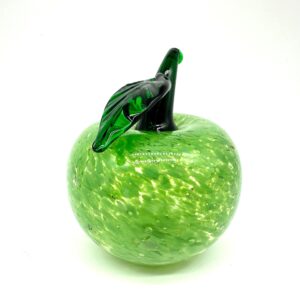 Kosta Boda Glass Apple Sculpture Large Swedish Mid Century ArtGlass Sculptures & Figurines All Things Retro Store