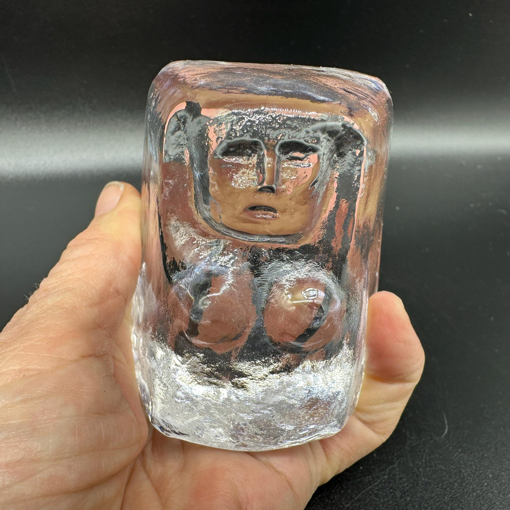 Erik Höglund Art Glass Nude Figurine - Boda Glasbruk 1960sGlass Sculptures & Figurines All Things Retro Store