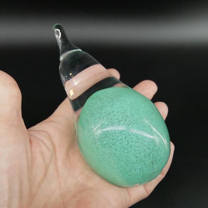 Glass Sculptures & FigurinesSwedish Mid-Century Art Glass Pear Sommerso Signed Lance Image 10