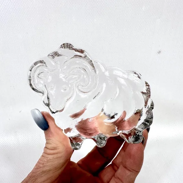 Glass Sculptures & FigurinesKosta Boda Glass Sheep by Bertil Vallien - Sweden 1970s Image 8