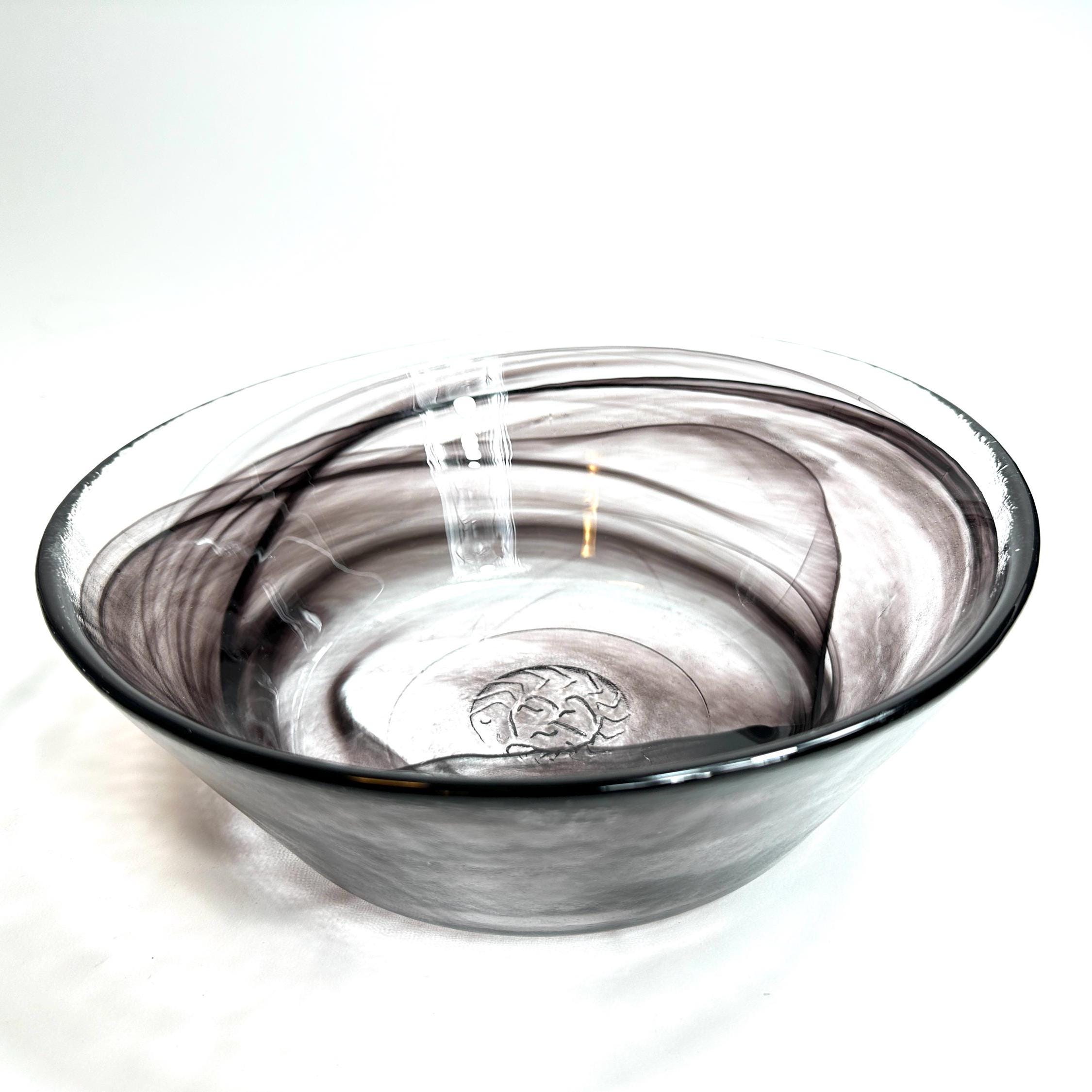 Kosta Boda Mine Bowl Black Art Glass Sweden 1980s Hydman-VallienScandinavian Art Glass All Things Retro Store