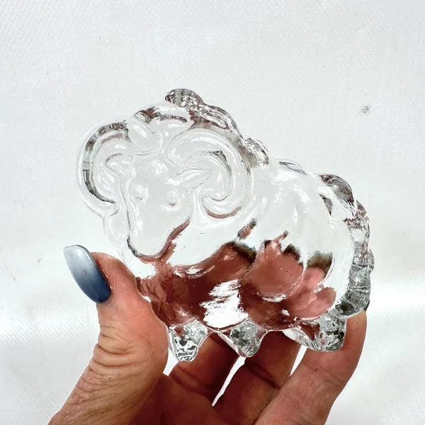 Glass Sculptures & FigurinesKosta Boda Glass Sheep by Bertil Vallien - Sweden 1970s Image 10