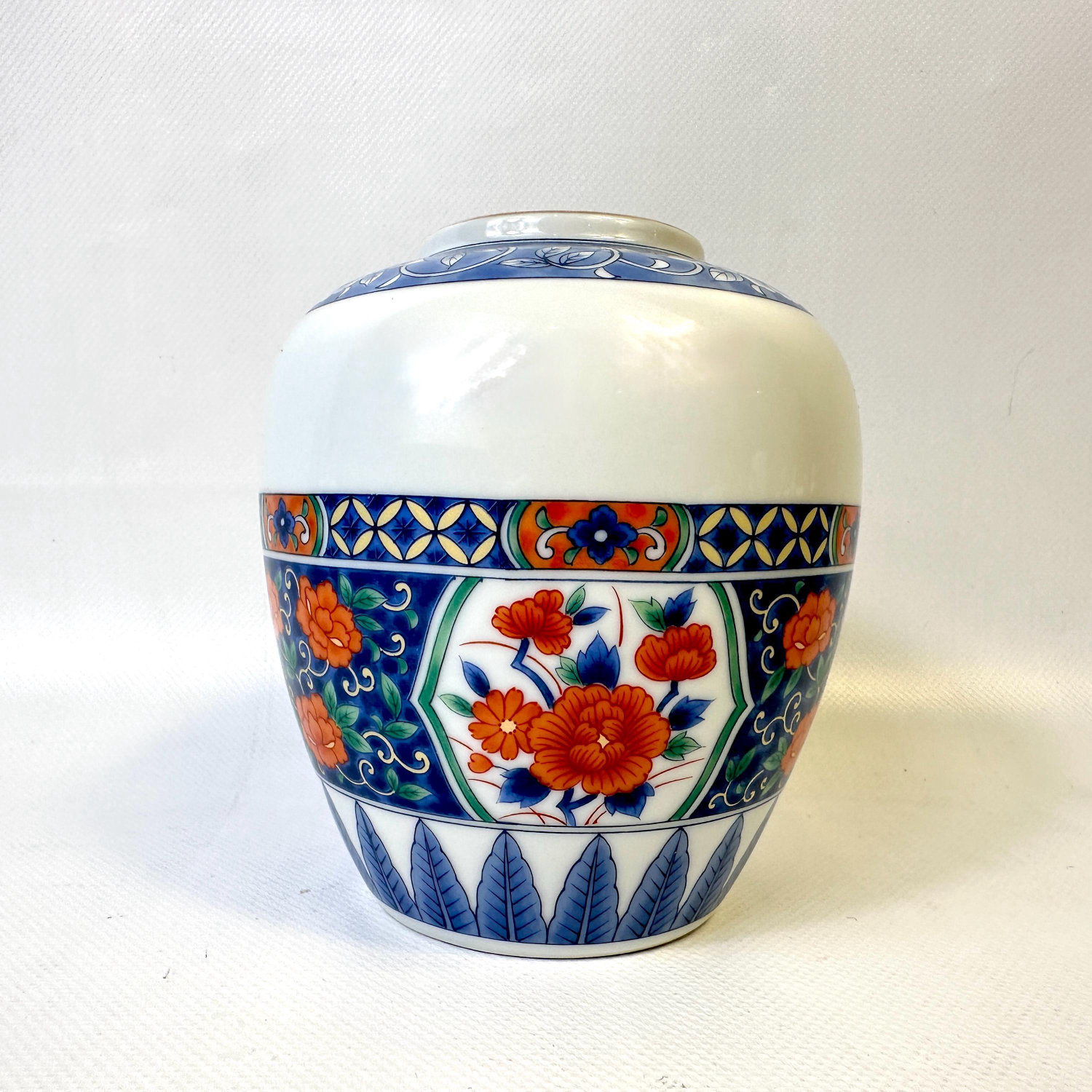 Tiffany & Co Imari Floral Porcelain Vase Late 20th Century USAMid Century Pottery & Ceramics All Things Retro Store
