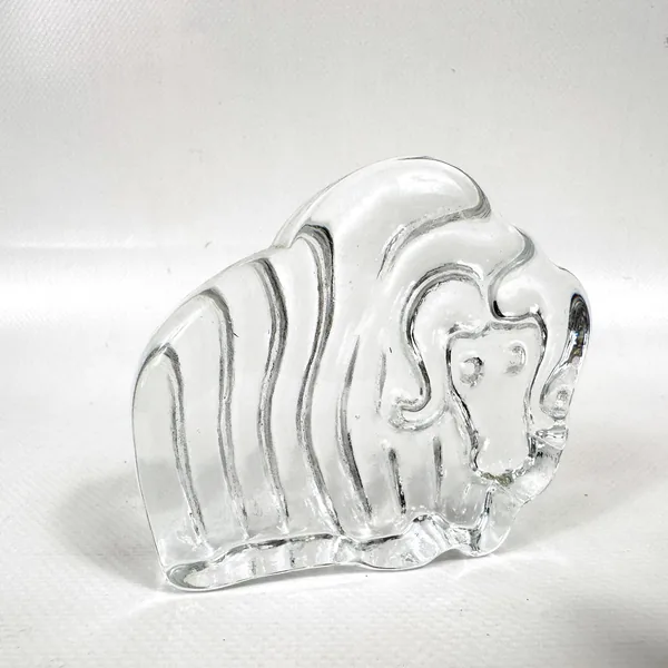 Glass Sculptures & FigurinesKosta Boda Glass Musk Ox by Bertil Vallien Sweden 1970s Image 6